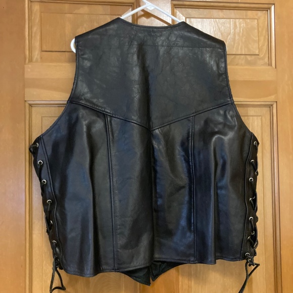 Addis Genuine Leather Riding Vest, 2XL - Picture 5 of 10